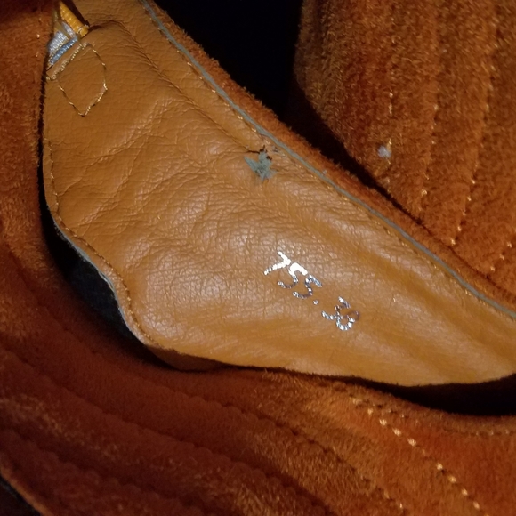 ORANGE Wing Platform Heels Sz 7 - Picture 7 of 8